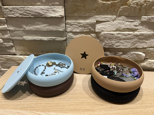 Personalized stackable jewelry box – Minimalist and Scandinavian design | Maly'Craft