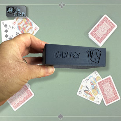 Personalized card box – Tarot / 32 / Poker – 3D printed rigid box