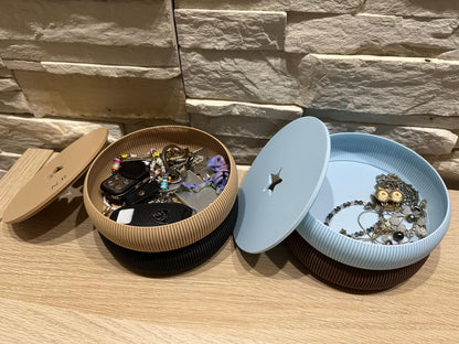 Personalized stackable jewelry box – Minimalist and Scandinavian design | Maly'Craft