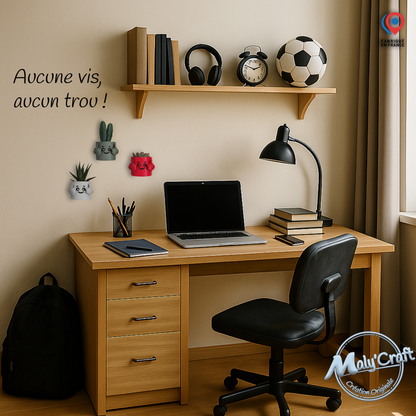 Cache-pot "Doigt d'Honneur" – Déco Bureau Humoristique – Création Originale Maly'Craft