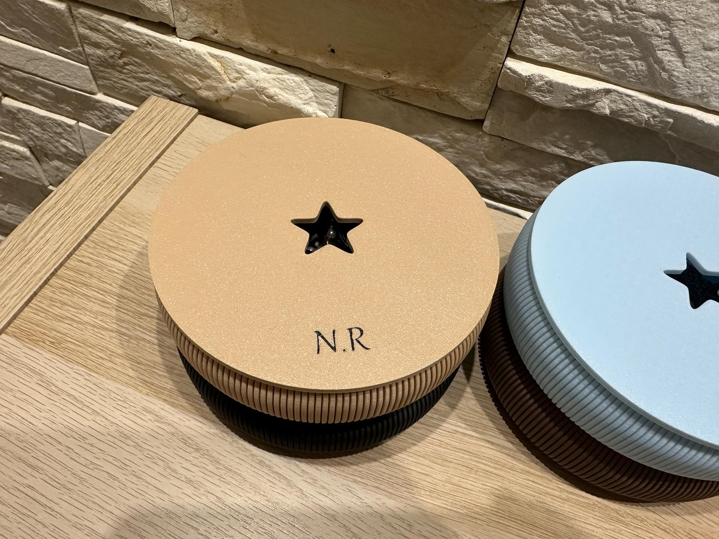 Personalized stackable jewelry box – Minimalist and Scandinavian design | Maly'Craft