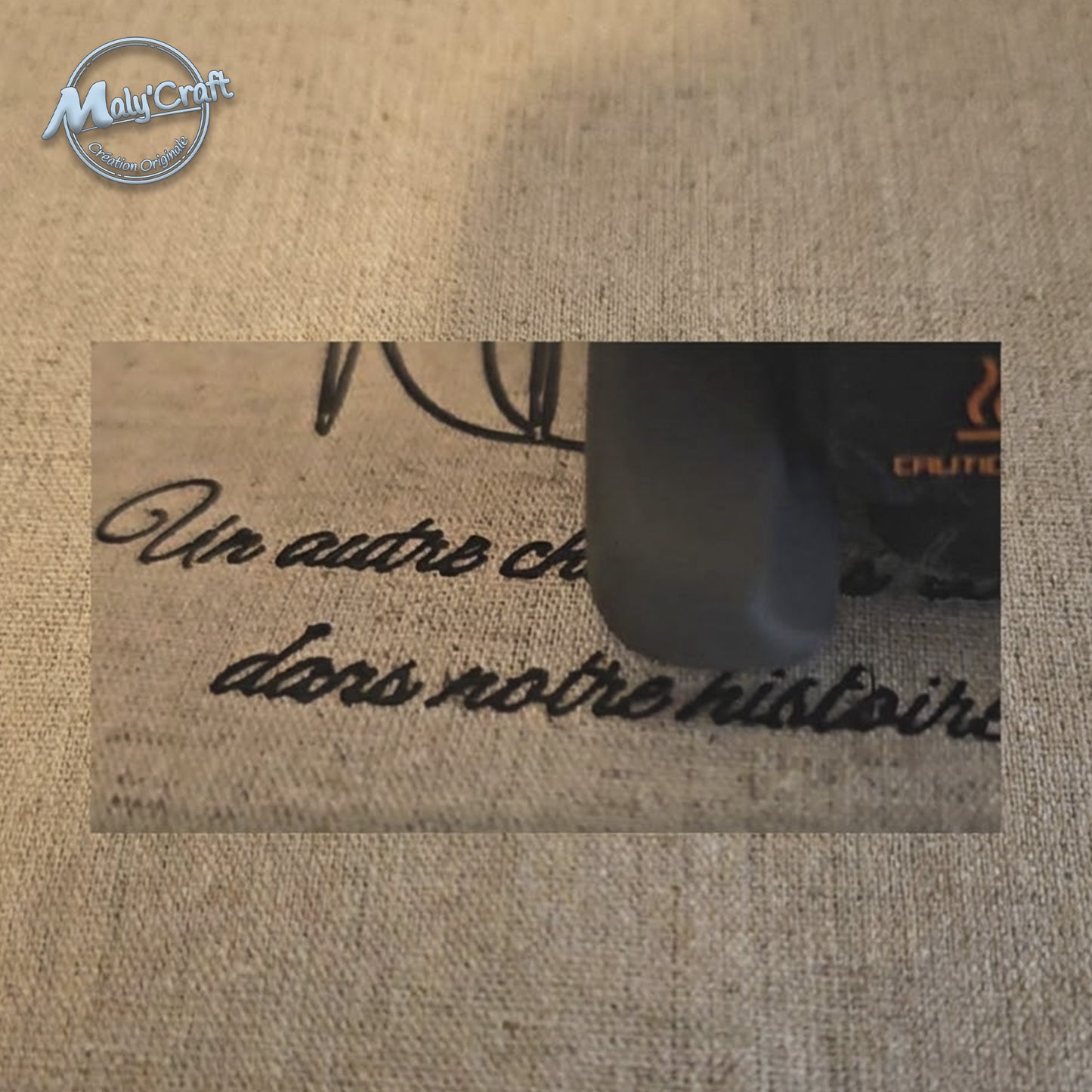 Pregnancy Frame "Future Parents" – 3D Picture & Linen (Customizable)