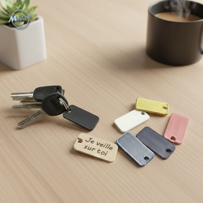 "Annoying Person Repellent" Anti-Aggression Whistle - Ultra-Thin & Customizable Security Keychain