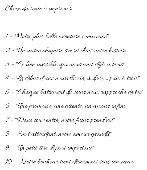 Pregnancy Frame "Future Parents" – 3D Picture & Linen (Customizable)