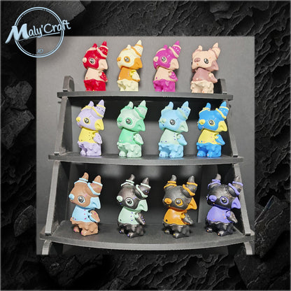 Magnet Démon Mignon — Figurine Aimantée 3D Colorée à la Main