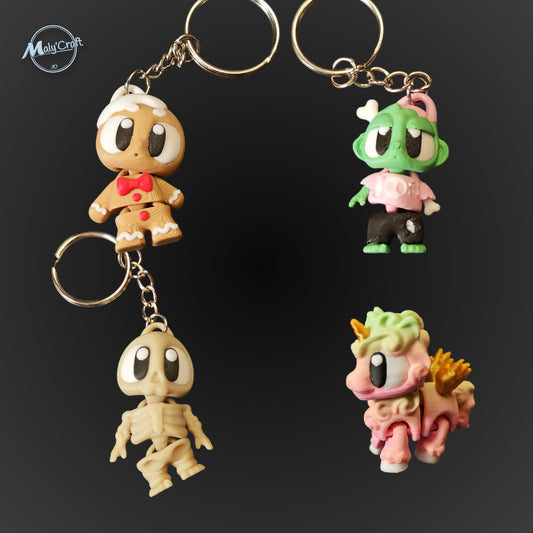 Vue d'ensemble des modèles de la collection Fun & Fantasy : créatures fantastiques et ludiques en impression 3D.