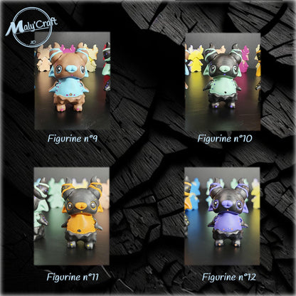 Magnet Démon Mignon — Figurine Aimantée 3D Colorée à la Main
