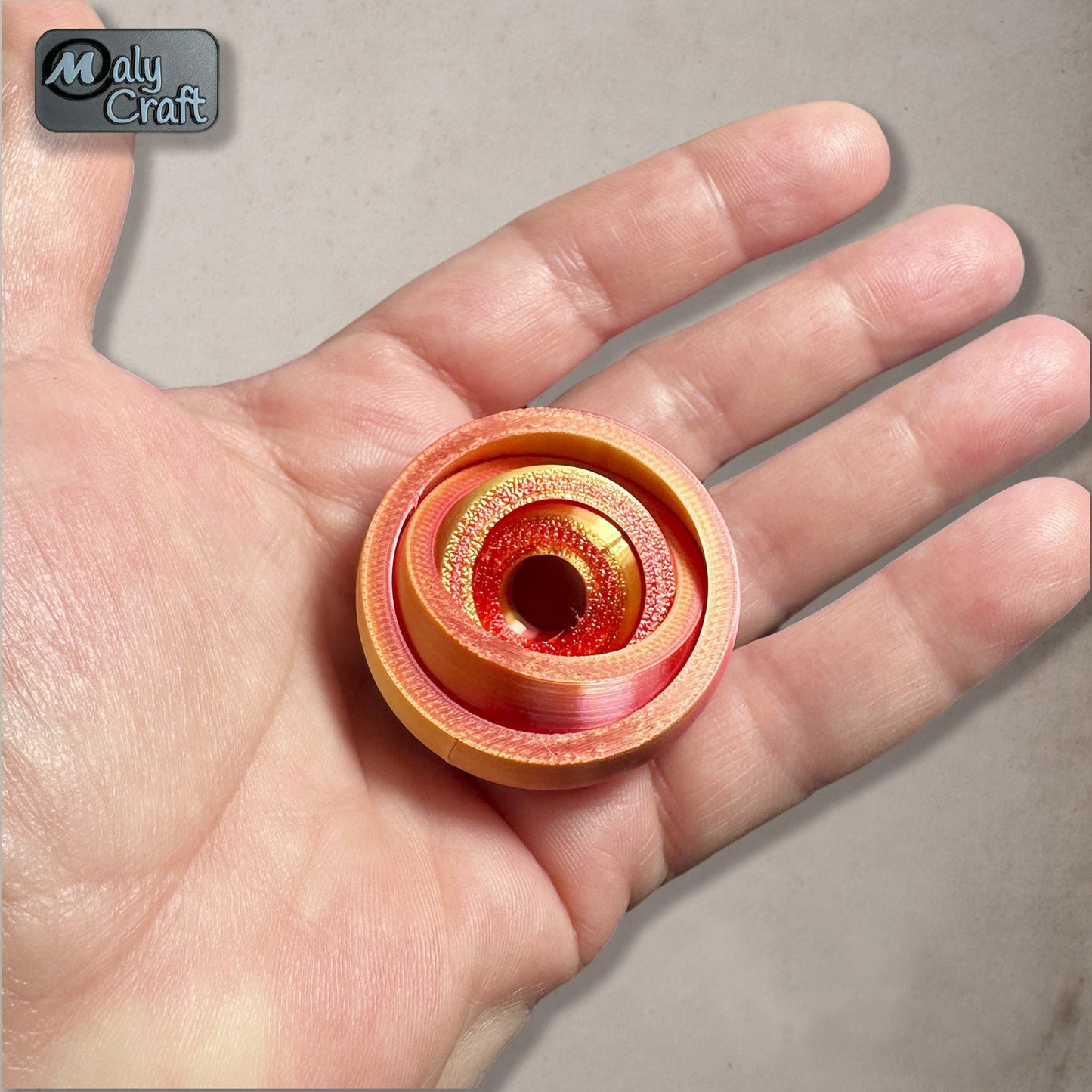 Spinner Gyroscope Personnalisé – Fidget Anti-Stress 3D