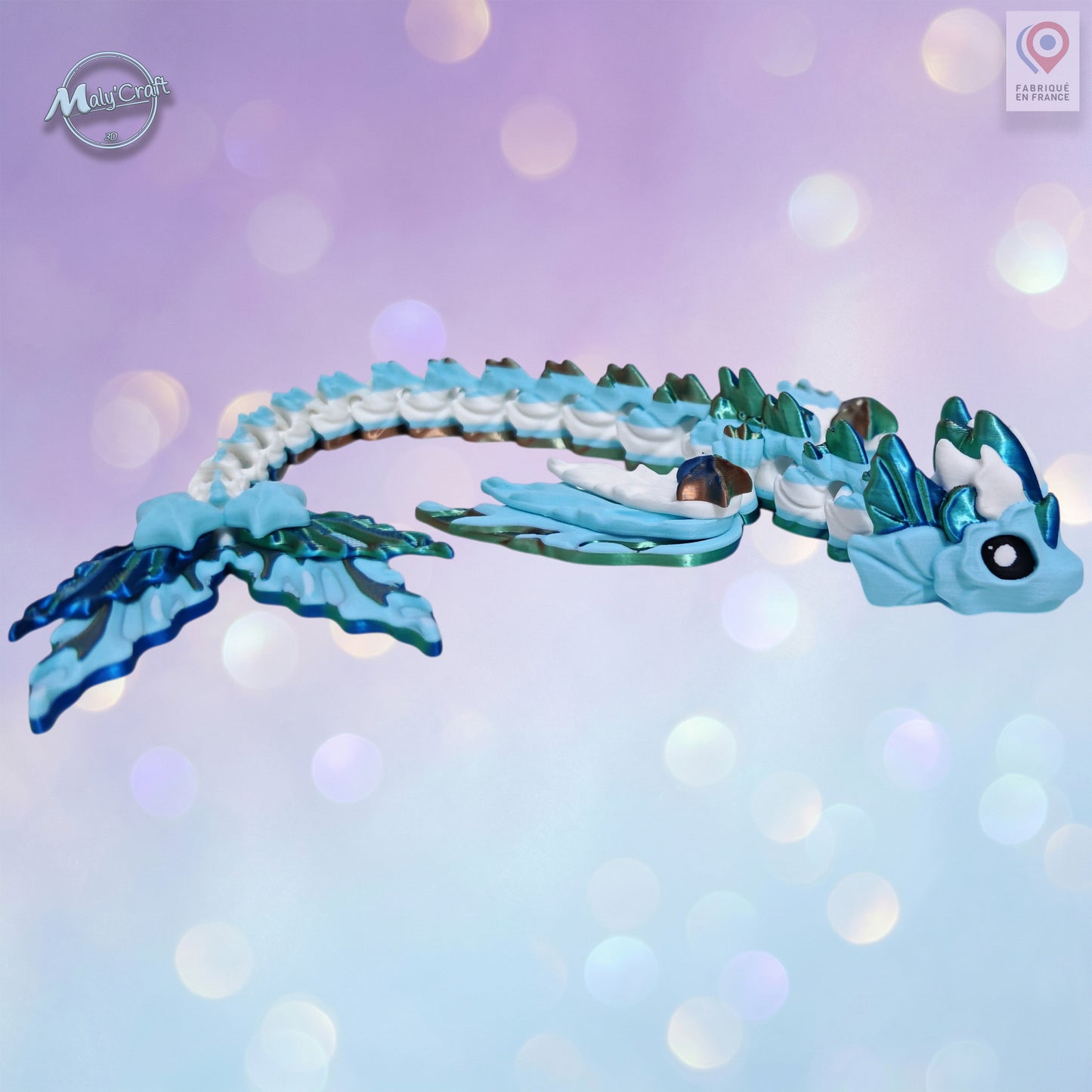 Dragon articulé Mizu — Éditions Tons froids