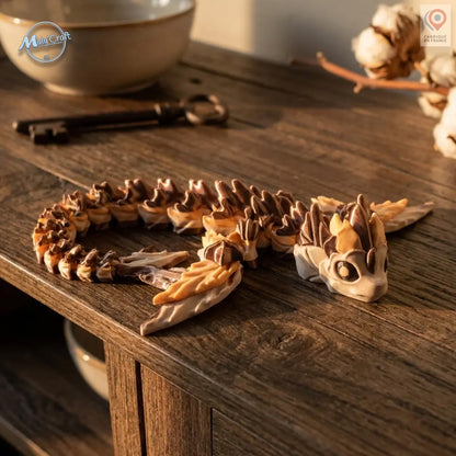 Dragon articulé Mizu — Éditions Tons chauds