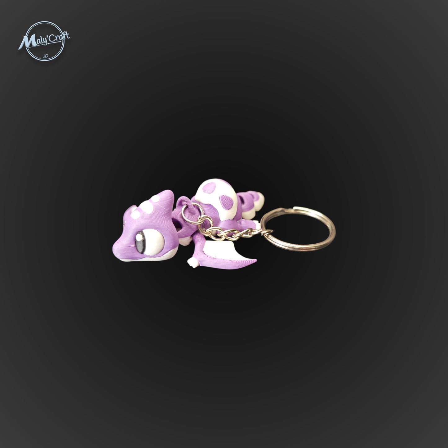 Porte-clé Dinosaure Articulé - T-Rex, Tricératops & Cie (Édition 3D)