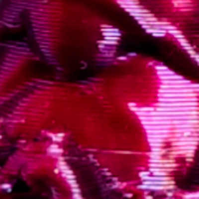 Noir et rose bicolore soie