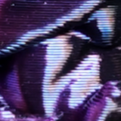 Noir et violet bicolore soie
